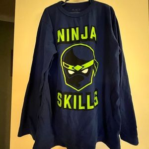 Boys Long Sleeve “Ninja Skills” tee